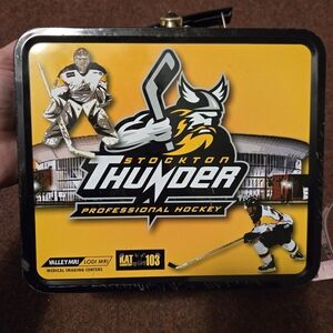 Stockton Thunder Hockey Metal Lunchbox
